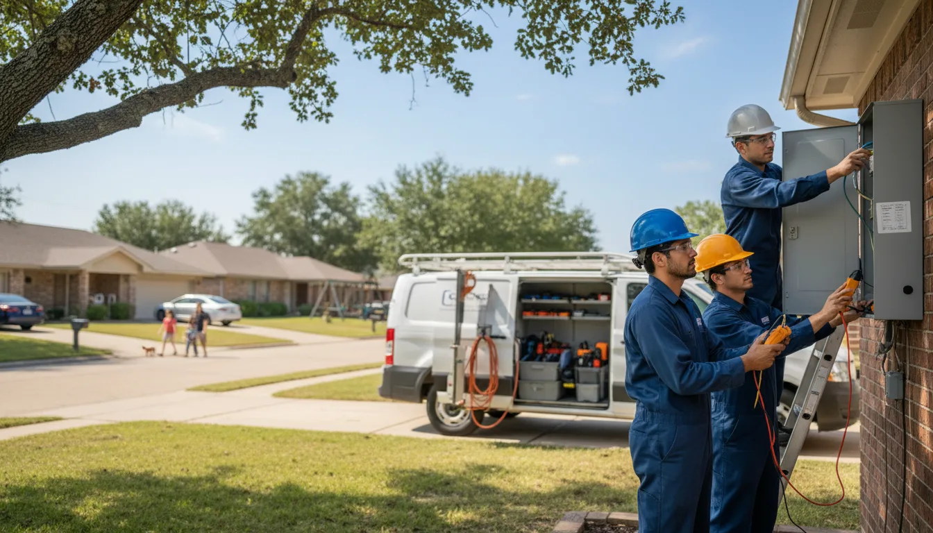 Certified electrician providing emergency electrical services in Converse, IN